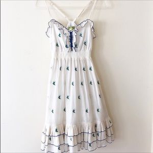 Anthropology Floral dress